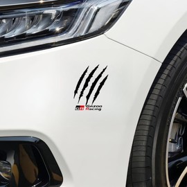 GR All Series Car Sticker Exterior Accessories Decal No Trace Fuel Inlet Exclusive Logo Racing Style Hand Painted Pattern Sticker Sticker Body Fender Door Side Glass Side Skirt Emblem Waterproof Heat