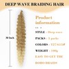 Deep Wave Crochet Hair 30 Inch 3 Packs Long Ocean