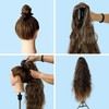 CAISHA 70 cm Extra Long Voluminous Wavy Clip-In Hairpiece Ponytail