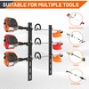 ZSLTLDU Weed Eater Rack for Trailer, 3 Place Heavy Duty