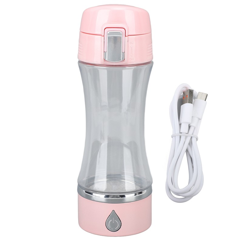 Hydrogen Water Bottle 420ml Rechargeable SPE Technology Portable Hydrogen Rich