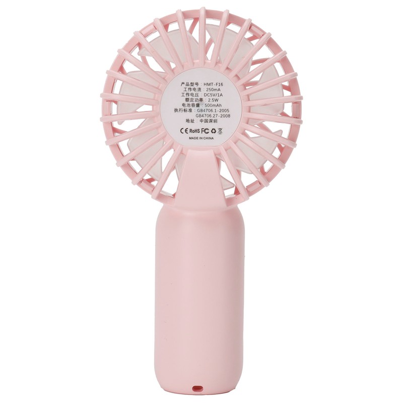 Portable Handheld Fan USB Rechargeable Enhanced Wind Small Fan for