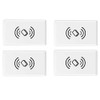 4 PCS Smart Lock Key Fobs, IC Cards, 13.56MHz Card