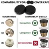Turkish Zone Two Black Cover Cap for Towel Rail Radiator