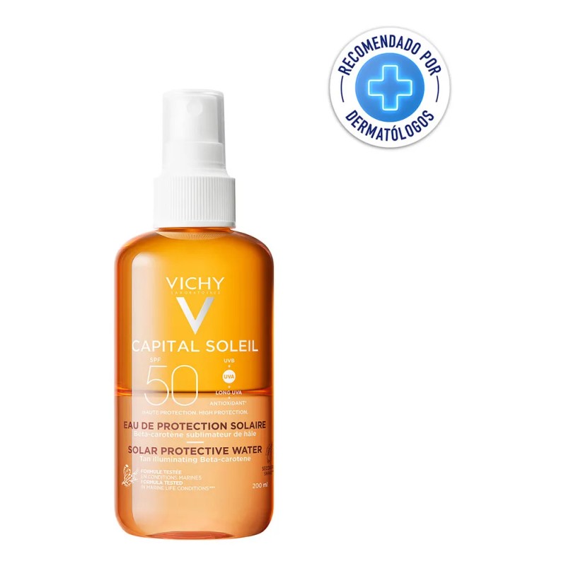 VICHY CAPITAL SOLEIL AGUA SOLAR BRONCEADORA FPS 50