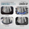 The London Sip Stainless Steel Stovetop Espresso Maker Italian Moka