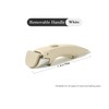 White Universal Pot & Pan Handle with Spatula Pad, Detachable,