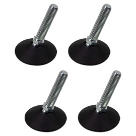 Gedotec Adjusting Screw M8 x 33 mm Adjusting Screw for Table Legs and Furniture Accessories Galvanised Metal Pack of 1 Adjustable Feet with Ball Joint