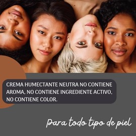 250gr Crema Base Neutra Hipoalergénica, Sin Aroma, Color Blanco, Consistencia Ligera y No Grasosa - Ideal para Todo Tipo de Piel