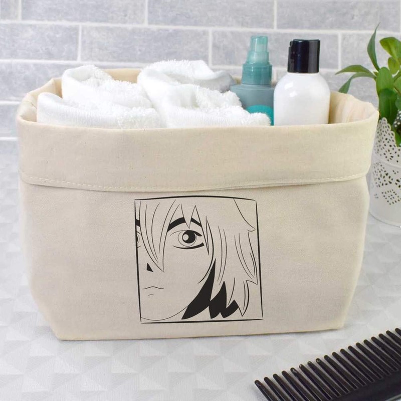 Large 'Manga Boy' Canvas Organiser/Storage Bag (OR00005584)