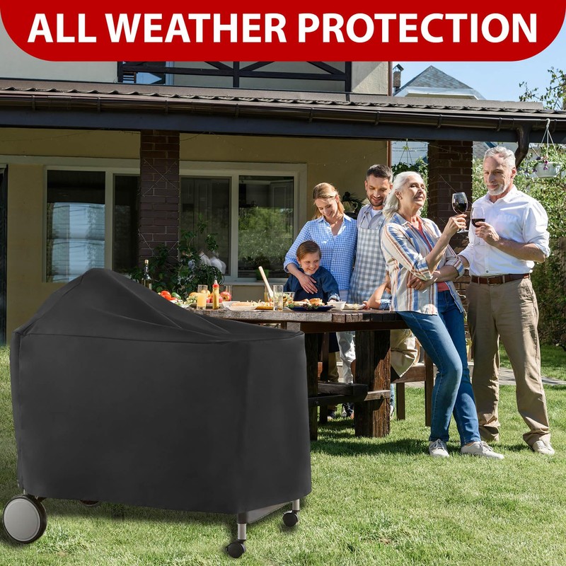 vchin 7152 Grill Cover for Weber Performer Deluxe 22 Inch