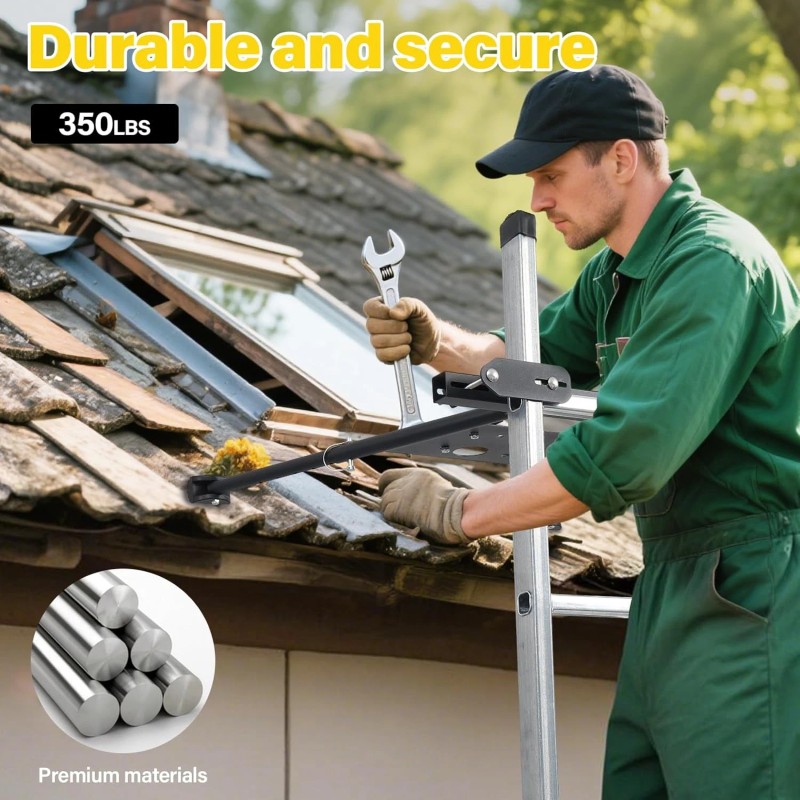 Nicecho Ladder Support Stabilizer Security for climbing ladder Wall Standoff