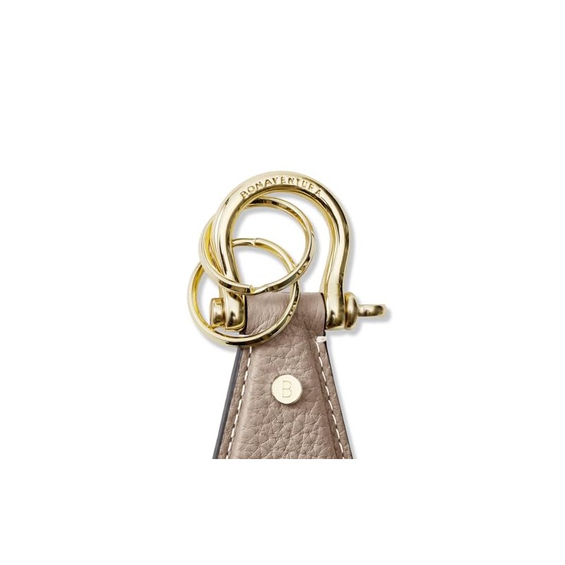 Bonaventura Shackle Key Chain, beige, (greige)