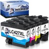 DOUBLE D LC427XL for Brother LC427 LC427XL Replacement for Brother MFC-J6955DW Cartridges, Brother MFC-J5955DW Cartridges Compatible with Brother MFC-J6957DW HL-J6010DW