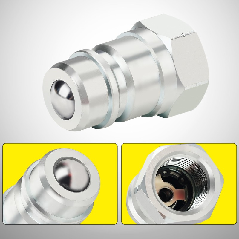 ANCIMOON 1/2’’ Ag ISO 5675 Ball Pioneer Hydraulic Quick Connect