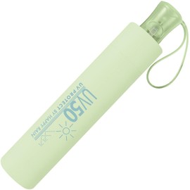 Happy Rain Folding Umbrella with Automatic UV50 UV Protect, kiwi