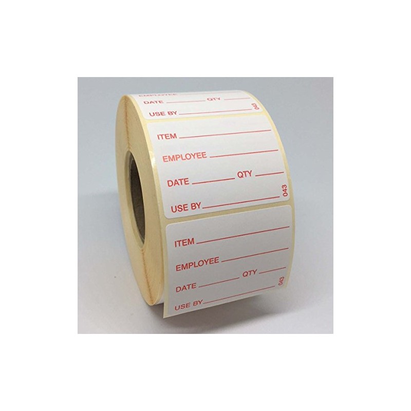 500 Item Storage Labels 50mm x 38mm