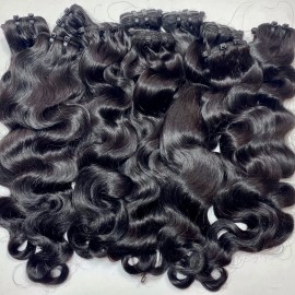 USAshippng Raw Burmese Curly Human Hair Unprocessed Indian Raw Hair Indian Curly Bouncy Curly Natural Human Hair Loose Curlycolor: Fumi Curly, Stretched Length: 22"