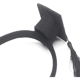 Generic Graduation Cap Headband, Mini Bachelor Cap Headband, Graduation Party Supplies 2024, Graduation Decorations