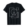 Geometric Rectangle Circle Triangle Square Shape Lines Peace T-Shirt