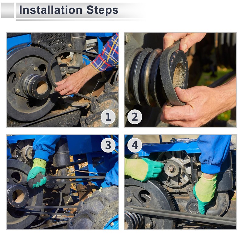 RATCHROLL 128T Motorcycle Drive Belt Motorbike V-Belt for Harley Davidson