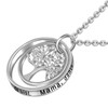Lovords Women's Customisable Necklace Engraving in 925 Sterling Silver with