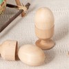XineYuor 8pcs Wooden Egg Holder Cocque Decorations Egg Containers Perfect
