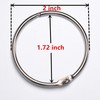 Loose Leaf Binder Rings Office Book Ring Clips 2 inch
