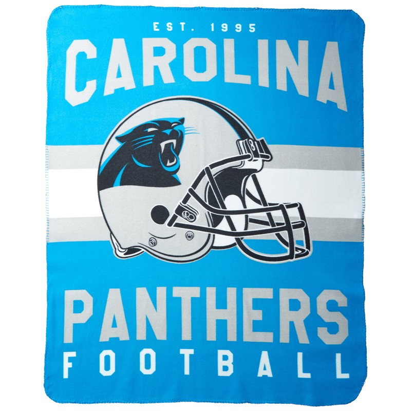 Northwest 1NFL031030018RET Carolina Panthers Printed Fleece Throw, Multicolor, One Size