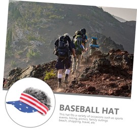 LIFKOME 4pcs American Flag Decorative Baseball Hat for Adults Casual Retro Cap for Sports Outdoor Events Hiking Travel Unisex Design Sun and Unique American Pattern