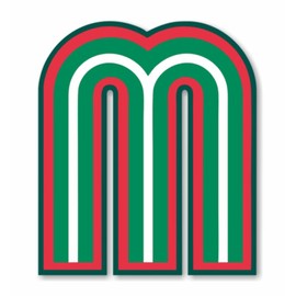 Mexico Baseball Seleccion de Beisbol Precision Cut Decal (5"h X 4.3"w)