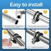 FARRAY 92PCS Cable Clamps Assortment Kit, 10 Sizes Stainless Steel