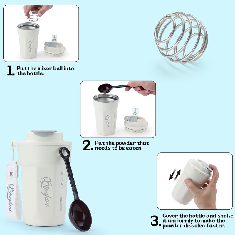 iziusy 2 Pcs Shaker Balls, Stainless Steel Shaker Ball for