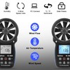 Handheld Anemometer Windspeed Meter 40m/s, Kethvoz CFM Wind Gauge with
