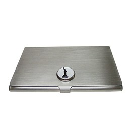 Kiola Designs Round Iconic Statue of Liberty Business Card Holder