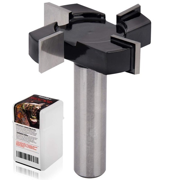 CNC Spoilboard Surfacing Router Bits, 1/2 inch Shank 2 inch