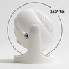 IRIS USA WOOZOO Air Circulator Fan, Vortex Fan, Desk Fan,