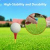 110 Pieces 83mm Golf Tees Multi Color Plastic with Rubber