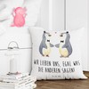 Mr. & Mrs. Panda 40 x 40 cm Cushion Penguin