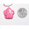 Kintsugi 20mm Pink Howlite Broken Sakura Blossom Mended with 23k