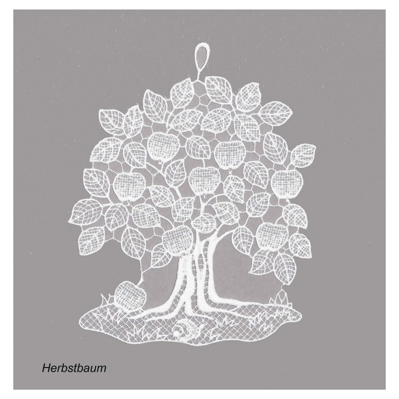 Set of 4 Window Stickers Four Seasons Trees High-Quality Window