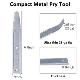 4140 pry tool, trim removal pry tool, panel removal tools for auto trim, Car Trim Removal pry Tool Kit, interior door trim pry tool, panel popper tool, metal pry bar for automotive Planes (1 pack)