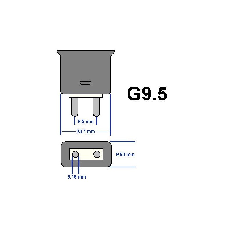 GLA Osram 575w 115v G9.5 Lamp Bulb 54516-3