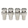 4pcs BNC Male to RCA Female Coaxial Adapter BNC RCA