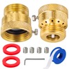 Vacuum Breaker Hose Bib Backflow Preventer, 3/4 Inch, Anti-Siphon Vacuum