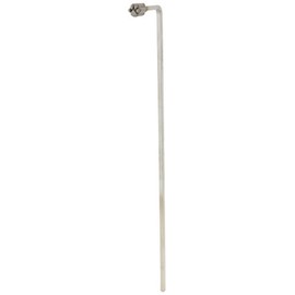 Tiger Crown Decoration Tool, Silver, 0.5 x 11.8 x 1.6 inches (12 x 300 x 41 mm), 18-8 Stainless Steel, Heat Stamp, Pattern, One Point, Small
