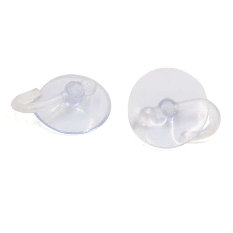 uxcell 8Pcs 2.5cm Dia Clear Single Sided Sucker Pads Hanger