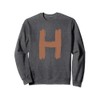 Creative Bold Leather Letter H - Design - Alphabet -