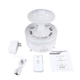 Rain Cloud Night Light Humidifier with 7 Colors Night Lights Remote Control 150mAh Essential Oil Diffuser for Salons Bedrooms  100‑240V