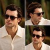 WMP Eyewear - Men's Modern Geometric P-3 Round Retro Polarized